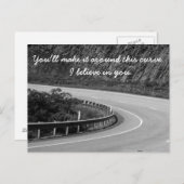 人生の旅の曲線 ポストカード (正面/裏面)