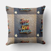 「人生の旅を愛せよ」 クッション (裏面)