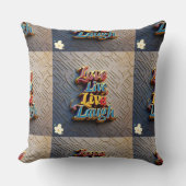 「人生の旅を愛せよ」 クッション (正面)