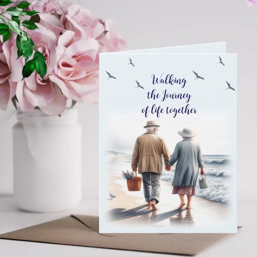 人生の旅を歩む - シニア カード