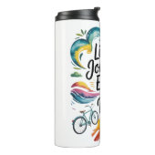 人生の旅楽しむ路デシ感動的ー タンブラー (回転左)