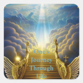 人生の旅 スクエアシール (正面)