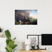 人生の旅 – トマス・コールによる幼少期 ポスター (ホームオフィス)