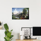 人生の旅 – トーマス・コールによる若者 ポスター (ホームオフィス)