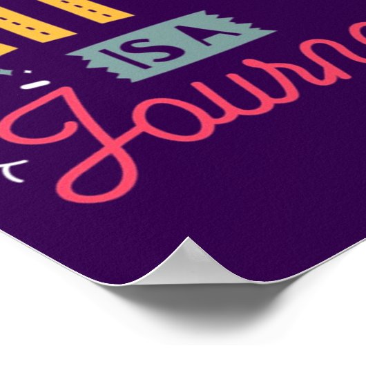 人生の旅 ポスター (角)