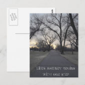 人生の旅 ポストカード (正面/裏面)