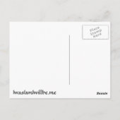 人生の旅 ポストカード (裏面)