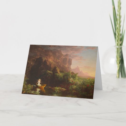 『人生の旅』幼児用グリーティングカード カード (正面)