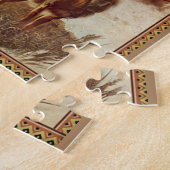 人生の旅 – 鹿のパパから息子 ジグソーパズル (側面)