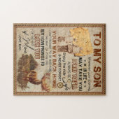 人生の旅 – 鹿のパパから息子 ジグソーパズル (横)