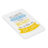 人生の明るい側面を見感動的る マグネット (右側)