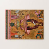 人生の春与え正統の象徴の母 ジグソーパズル (横)