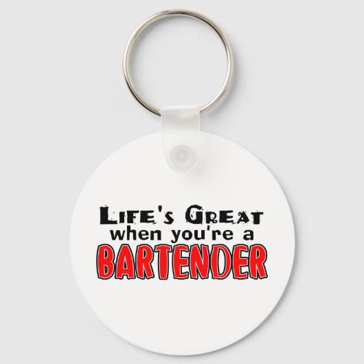 人生の時素晴らしあなたはのバーテンダー キーホルダー (正面)