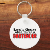 人生の時素晴らしあなたはのバーテンダー キーホルダー (正面)