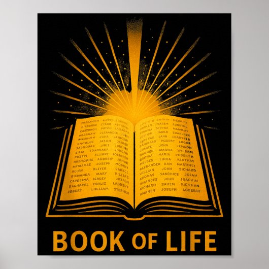 人生の書 キリスト教 精神的な聖書の詩篇 インスピレーション ポスター (正面)