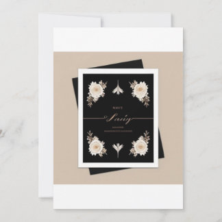 人生の最も美しい瞬間 招待状