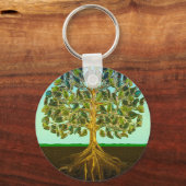 人生の木シンプルの楽しみ キーホルダー (正面)