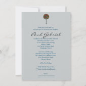 人生の木バー バツミツバの招待状 招待状 (裏面)