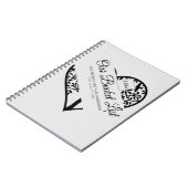 「人生の木」カップル バケットリスト 記念ブック ノートブック (左側)