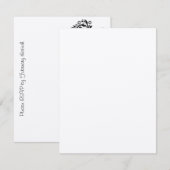 人生の木 世代 バー ミッツヴァ 結婚式 出席確認 出欠カード (正面/裏面)