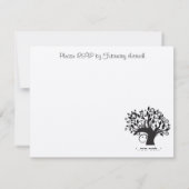 人生の木 世代 バー ミッツヴァ 結婚式 出席確認 出欠カード (裏面)