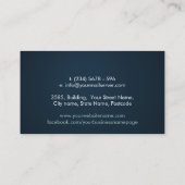 人生の木 – 思いやりの心 – ハート中心のサポート 名刺 (裏面)