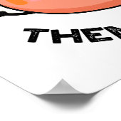 人生の桃の次にユーパイフルーツパおもしろいン ポスター (角)