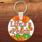 人生の桃 キーホルダー (正面)