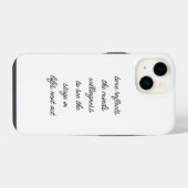 人生の次のステージ iPhoneケース iPhone 14ケース (裏面横)