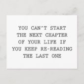 人生の次の章 ポストカード (正面)