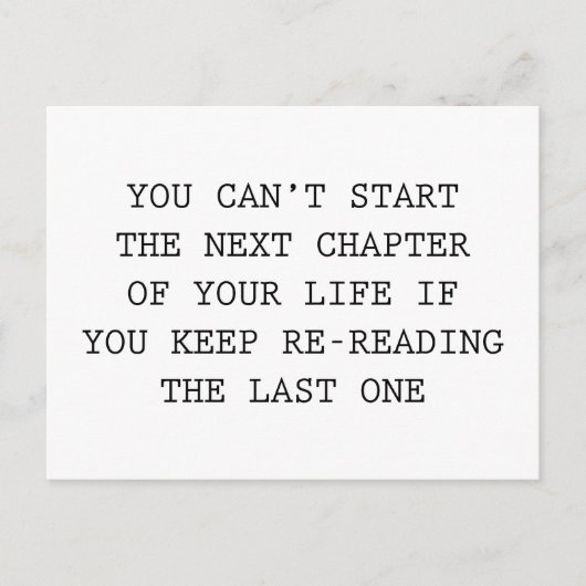 人生の次の章 ポストカード (正面)