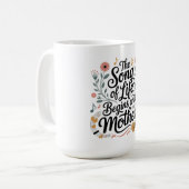 人生の歌は母から始まる コーヒーマグカップ (正面左)