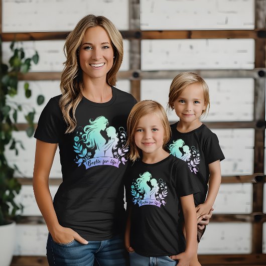 人生の母とダウグのためのベスティーママと私のベスティー Tシャツ