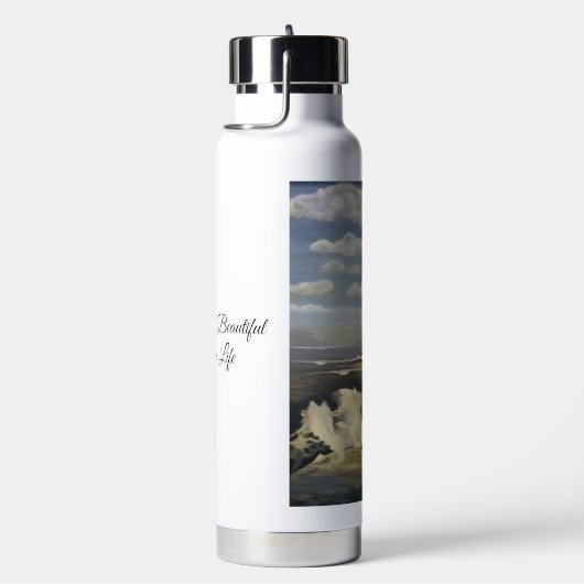 人生の水びんの中で美しいものを覚えている ウォーターボトル (右面)