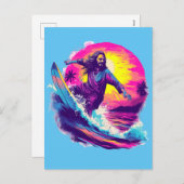 人生の波を通してイエスと共に シーズンポストカード (正面/裏面)