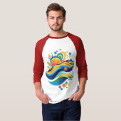 人生の波 Tシャツ (正面フル)