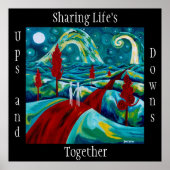 人生の浮き沈みを一緒に分かち合うポスター ポスター (正面)