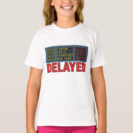 人生の物語の遅延旅行 Tシャツ (正面)