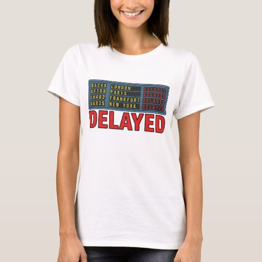 人生の物語 遅延便 Tシャツ (正面)