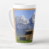 人生の皮肉 カフェラテマグ (左アングル)