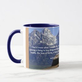 人生の皮肉 マグカップ
