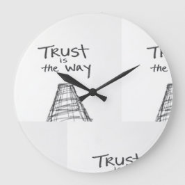 人生の目的を持った人に完璧な贈り物をする ラージ壁時計