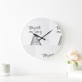 人生の目的を持った人に完璧な贈り物をする ラージ壁時計 (ホーム)