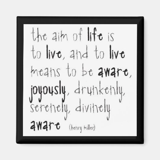 人生の目的 マグネット (正面)