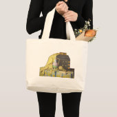 人生の真のギフトHakuna Matata goodies.png ラージトートバッグ (正面(商品))