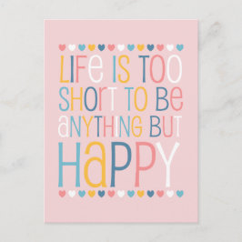 人生の短い幸せ ポストカード