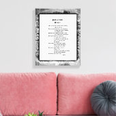 人生の祈りの言葉 キャンバスプリント (インサイチュ (リビング))