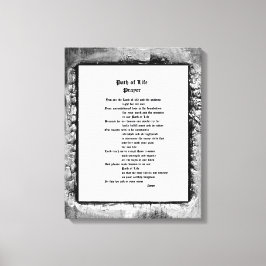 人生の祈りの言葉 キャンバスプリント