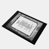 人生の祈りの言葉 ドアマット (アングル)