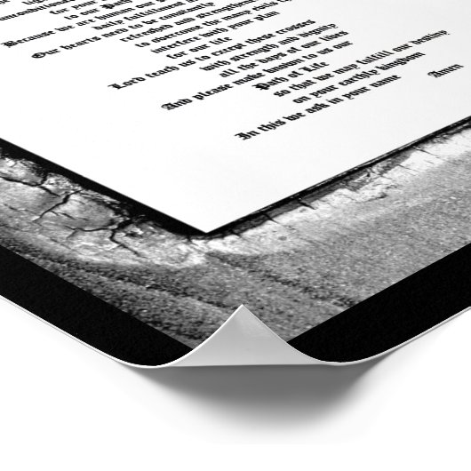 人生の祈りの言葉 ポスター (角)